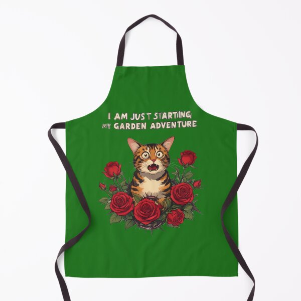 Item preview, I am just starting my garden adventure - Tortie and red roses designed and sold by ParadoxParadox.