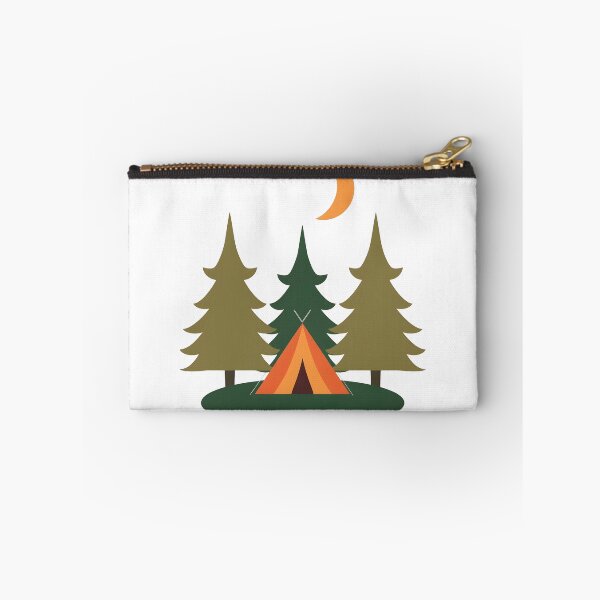 Item preview, Minimalist Camping Tent Forest Illustration designed and sold by VINTOR-.