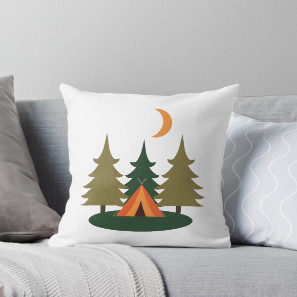 Item preview, Minimalist Camping Tent Forest Illustration designed and sold by VINTOR-.