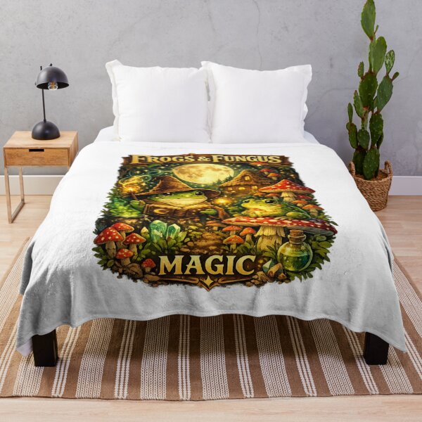 Item preview, Title Frogs and Fungus Moonlit Magic designed and sold by Mosslume Studio.