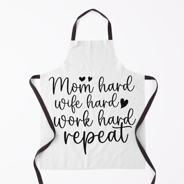 Item preview, Mom Hard Wife Hard Work Hard Repeat - Mom Quotes Retro Vintage Aesthetic Cute Motherhood Gift designed and sold by FuzionRaptor.
