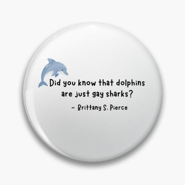 Item preview, Dolphins are just gay sharks designed and sold by jessicapenman.