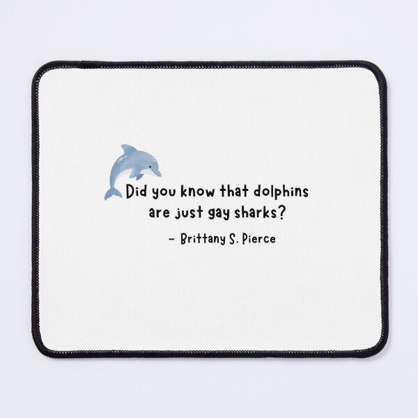Item preview, Dolphins are just gay sharks designed and sold by jessicapenman.