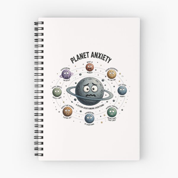 Item preview, Planet Anxiety designed and sold by Side Quest Co..