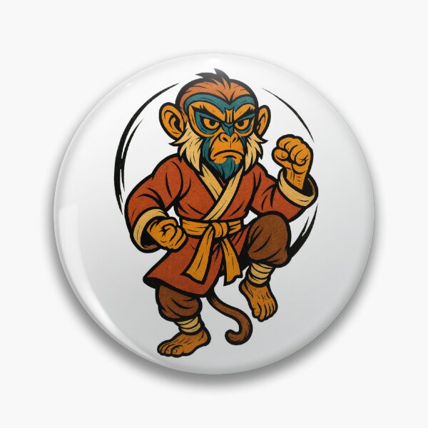 Item preview, Monkey Warrior – Martial Arts Fighter designed and sold by trpa04.