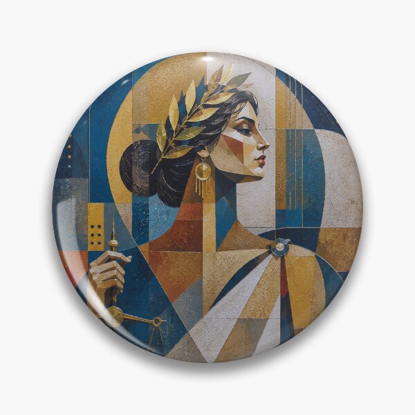 Item preview, Greek Goddess Nemesis painting. designed and sold by GalleryKauffeld.