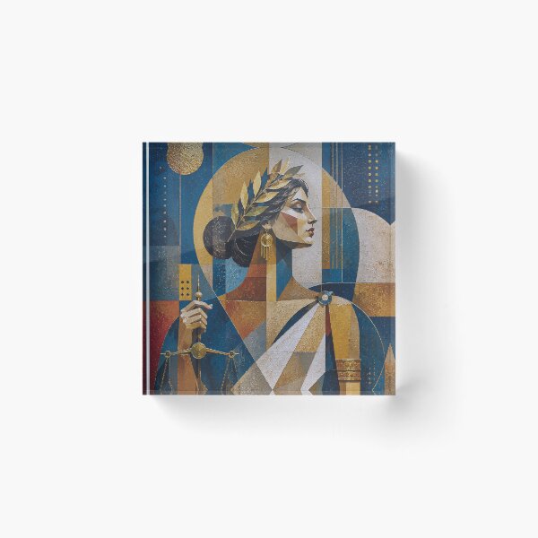 Item preview, Greek Goddess Nemesis painting. designed and sold by GalleryKauffeld.
