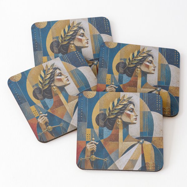 Item preview, Greek Goddess Nemesis painting. designed and sold by GalleryKauffeld.