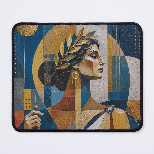 Item preview, Greek Goddess Nemesis painting. designed and sold by GalleryKauffeld.