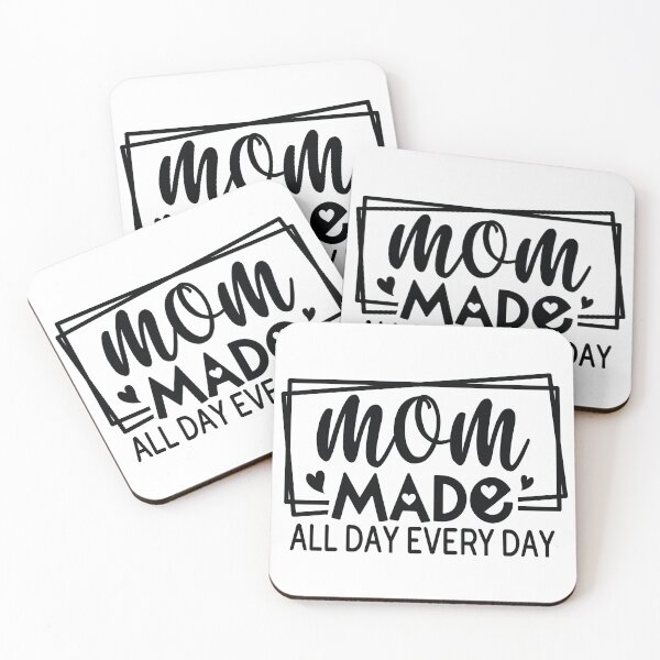 Item preview, Mom Made All Day Every Day - Mom Quotes Retro Vintage Aesthetic Cute Motherhood Mother Day Gift designed and sold by FuzionRaptor.