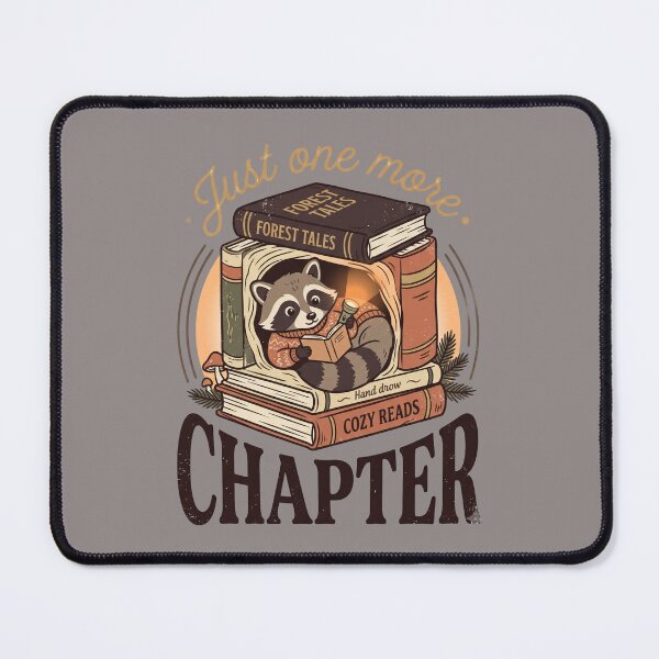 Item preview, Just One More Chapter Funny Retro Raccoon Book Lover designed and sold by SandyPlace.
