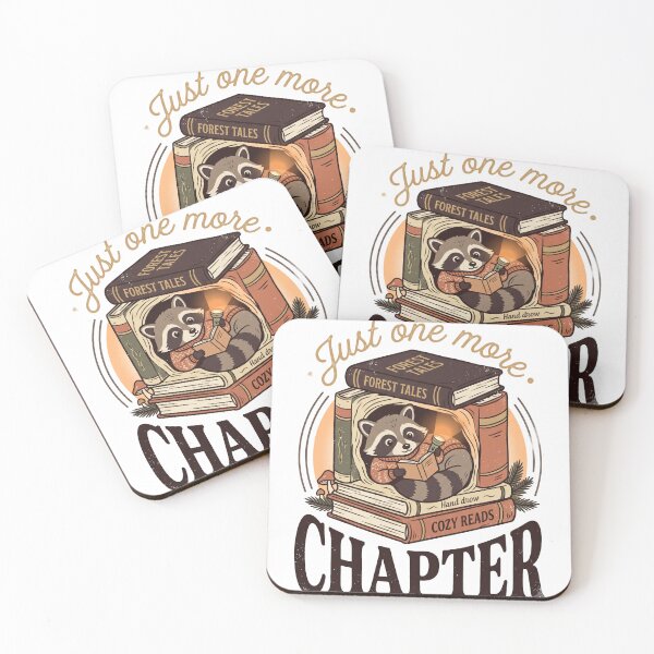 Item preview, Just One More Chapter Funny Retro Raccoon Book Lover designed and sold by SandyPlace.