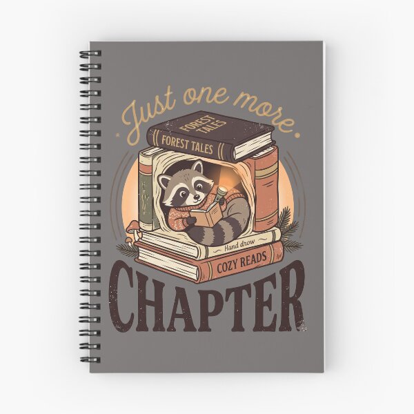 Item preview, Just One More Chapter Funny Retro Raccoon Book Lover designed and sold by SandyPlace.