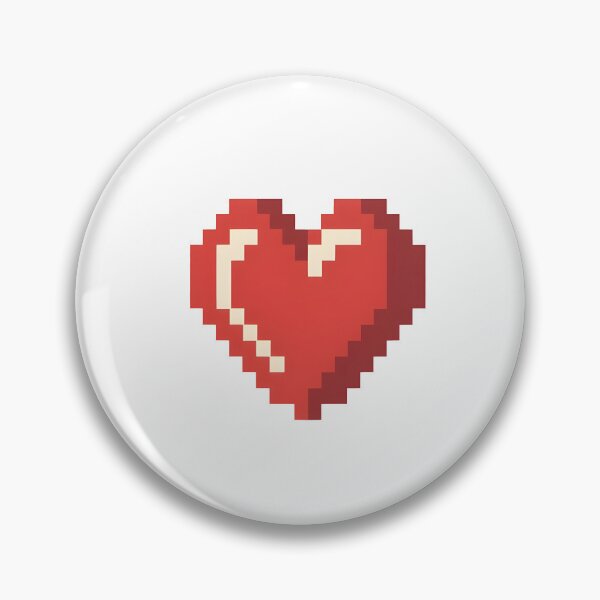 Artikelvorschau, Retro Pixel Art Heart 8-Bit Design entworfen und verkauft von VINTOR-.