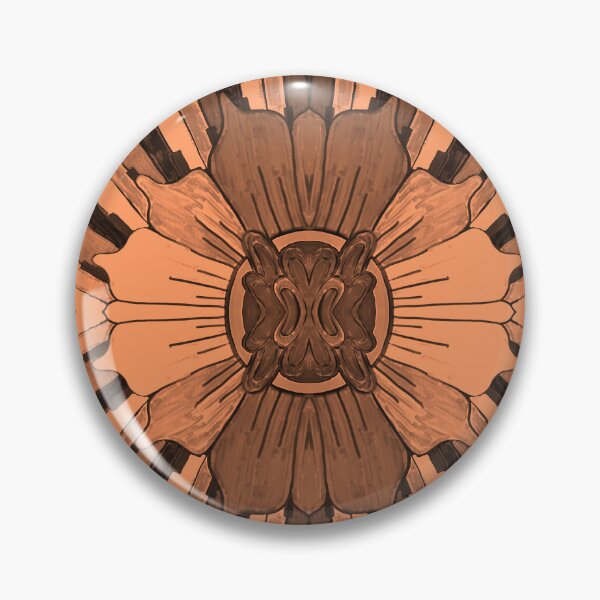 Item preview, Brown Piano Flower Zentangle designed and sold by Static.Alien.