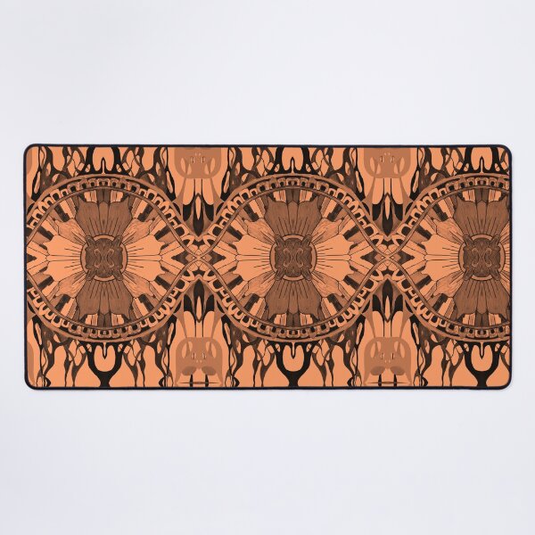 Item preview, Brown Piano Flower Zentangle designed and sold by Static.Alien.