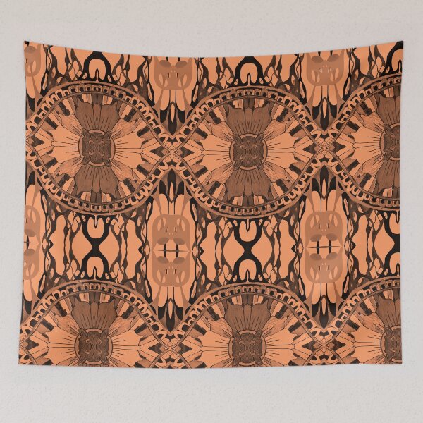 Item preview, Brown Piano Flower Zentangle designed and sold by Static.Alien.