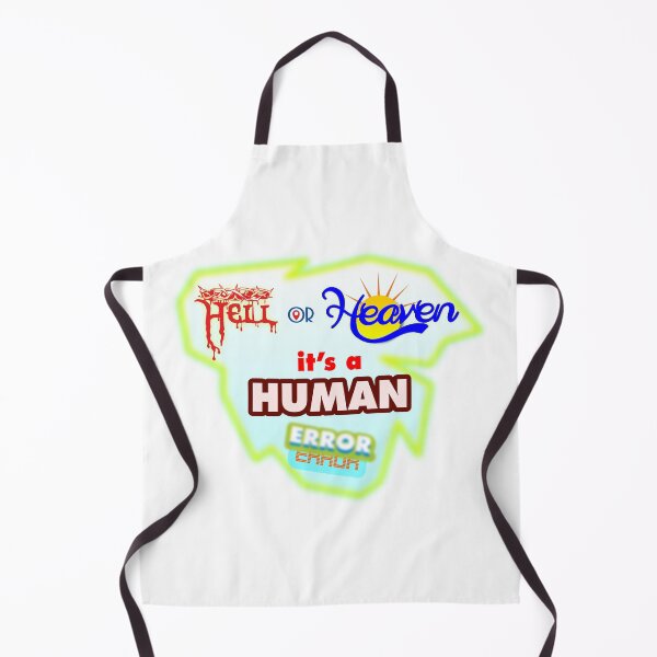 Item preview, Hell or Heaven, It's a Human Error, Typography T-shirt designed and sold by T2T-ees.