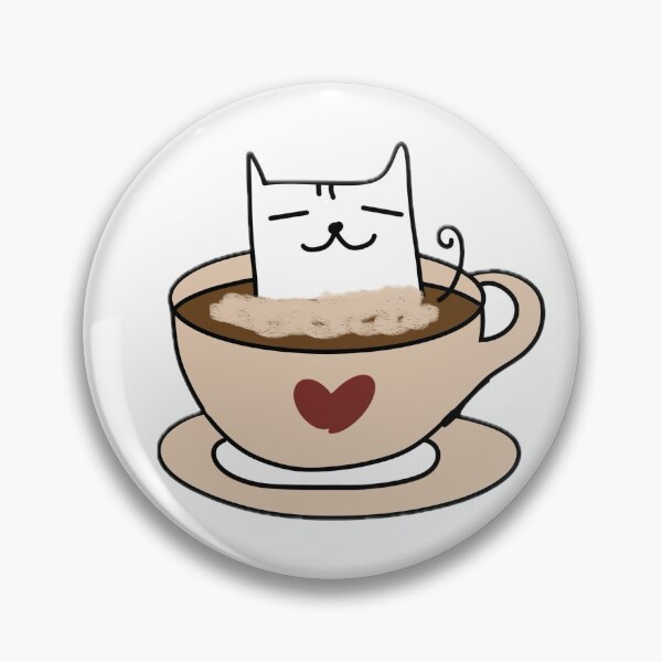 Artikelvorschau, Katze in einer Tasse Kaffee entworfen und verkauft von coszee.