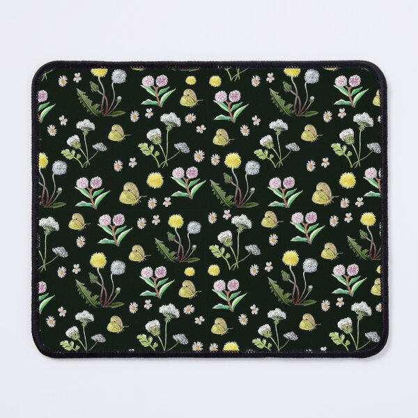 Item preview, Vintage Retro Botanical Flowers And Butterfly Color Pencils Dandelion Daisy designed and sold by Designs by Sara Felton.