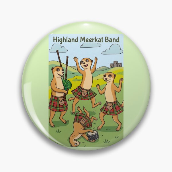 Item preview, Cute Highland Meerkat Band – Scotland Adventure designed and sold by BCapybara.