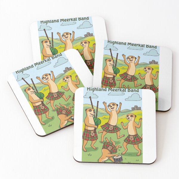 Item preview, Cute Highland Meerkat Band – Scotland Adventure designed and sold by BCapybara.