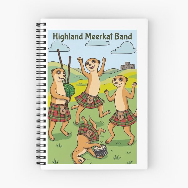 Item preview, Cute Highland Meerkat Band – Scotland Adventure designed and sold by BCapybara.