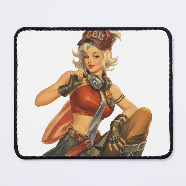 Item preview, Retro College Rebel Pin Up | Original Vintage Geek Girl Illustration designed and sold by Cosplayvintage.