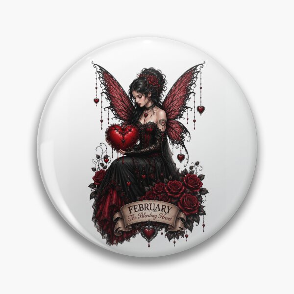 Item preview, February Bleeding Heart Gothic Fairy designed and sold by RoPrincess.