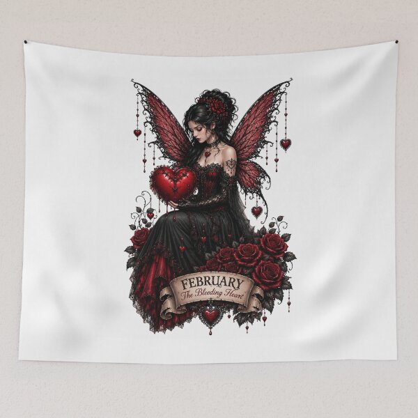 Item preview, February Bleeding Heart Gothic Fairy designed and sold by RoPrincess.