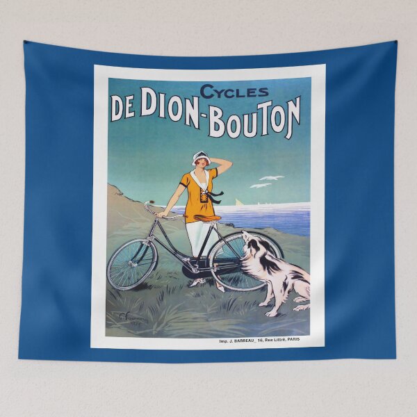 Item preview, 1925 French Bicycle Advertisement Poster designed and sold by xposedbydesign.