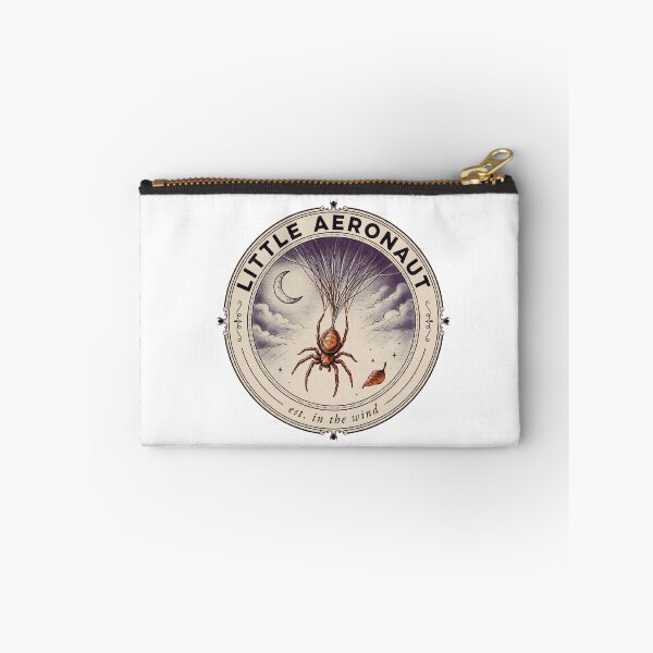 Item preview, Little Aeronaut - Spider Ballooning Vintage Nature Badge - Cute Ballooning Spider Cottagecore Entomology designed and sold by Neurospicy Trolls.