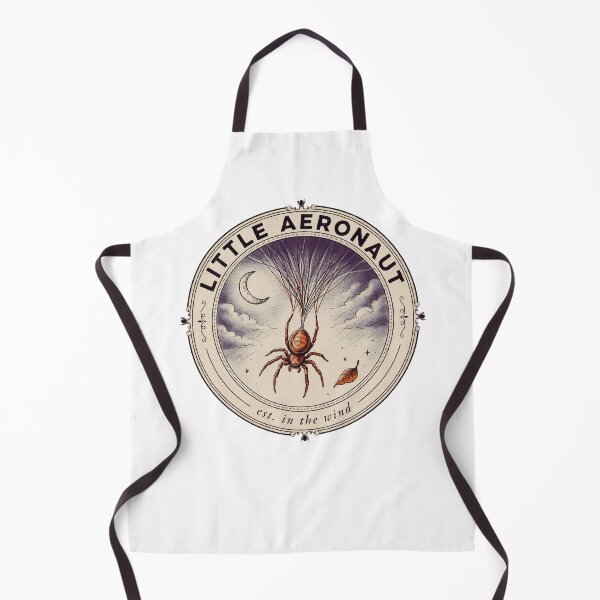 Item preview, Little Aeronaut - Spider Ballooning Vintage Nature Badge - Cute Ballooning Spider Cottagecore Entomology designed and sold by Neurospicy Trolls.