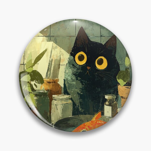 Item preview, Black Cat's Fresh Catch designed and sold by Erika Kaisersot.