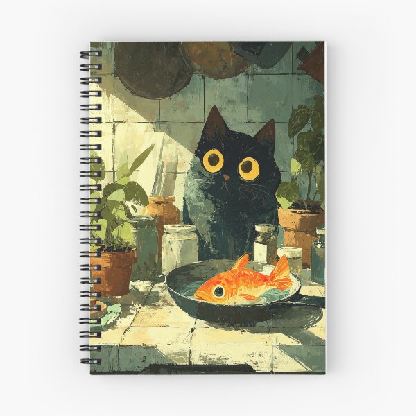 Item preview, Black Cat's Fresh Catch designed and sold by Erika Kaisersot.