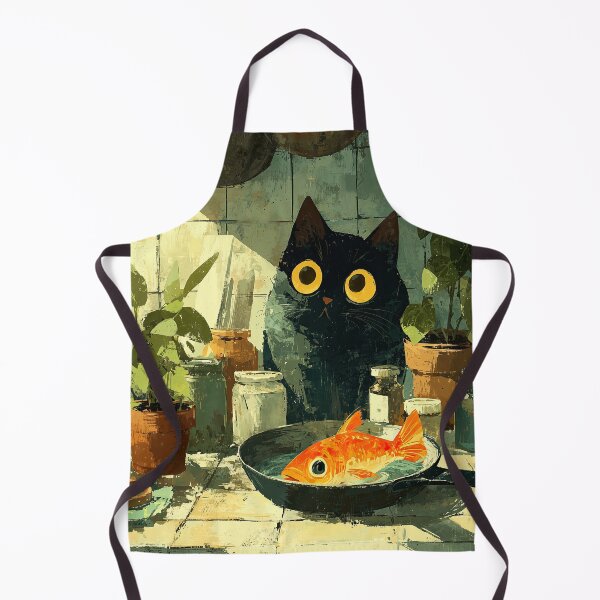 Item preview, Black Cat's Fresh Catch designed and sold by Erika Kaisersot.