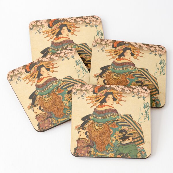 Item preview, Kashiku of the Tsuruya ca. 1830s woodblock print on paper, by Ikeda Eisen a.k.a. Ippitsukan designed and sold by RickE.