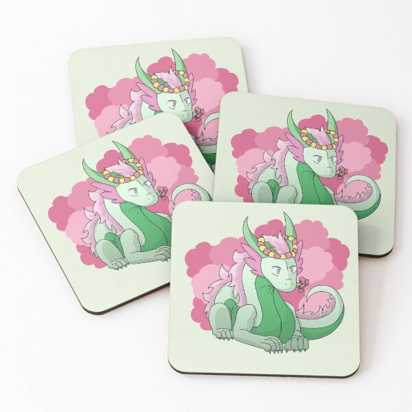 Item preview, Spring Dragon with Flowers designed and sold by The Indigo Dragon.