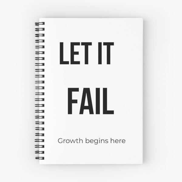 Item preview, Let It Fail – Growth Begins Here designed and sold by Artisticoncept.