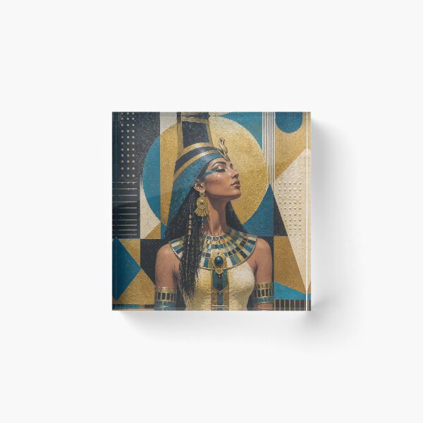 Item preview, Nephthys Egyptian Goddess painting. designed and sold by GalleryKauffeld.
