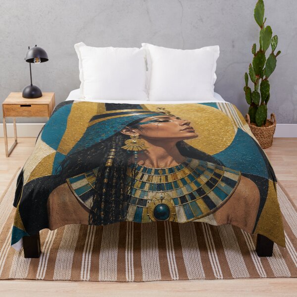 Item preview, Nephthys Egyptian Goddess painting. designed and sold by GalleryKauffeld.
