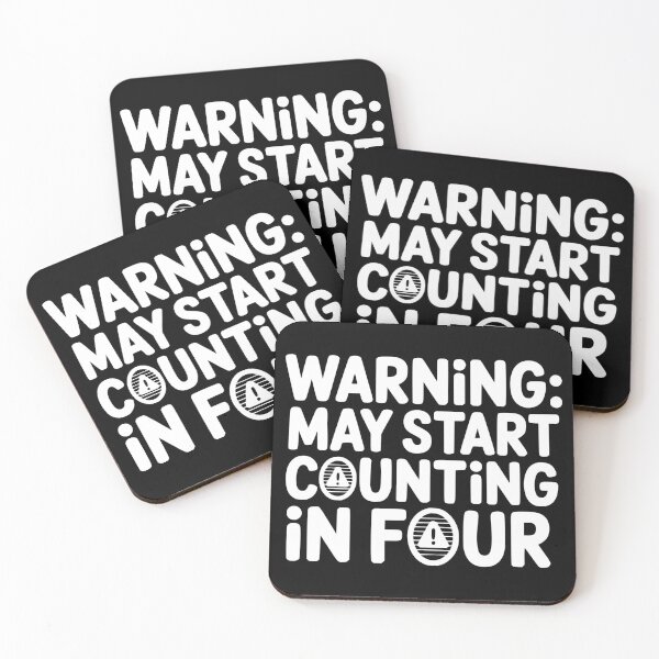 Item preview, Warning May Start Counting in Four designed and sold by theartfulaspie.