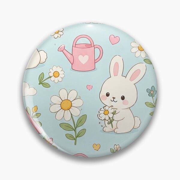 Item preview, Bunny Daisy Cottage Pattern designed and sold by Soft Berry Studio.