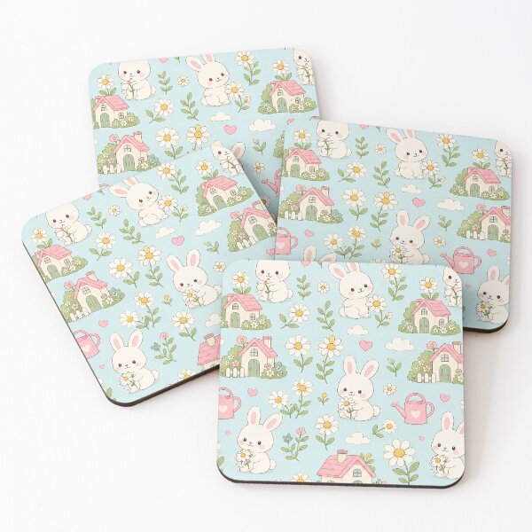 Item preview, Bunny Daisy Cottage Pattern designed and sold by Soft Berry Studio.