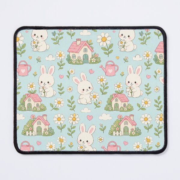 Item preview, Bunny Daisy Cottage Pattern designed and sold by Soft Berry Studio.