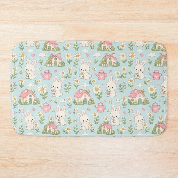 Item preview, Bunny Daisy Cottage Pattern designed and sold by Soft Berry Studio.