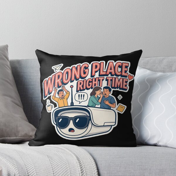 Item preview, Wrong Place Right Time Funny Office Security Camera Meme designed and sold by Fitswear.