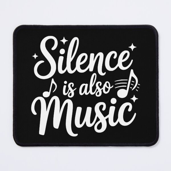 Item preview, Silence Is Also Music designed and sold by theartfulaspie.