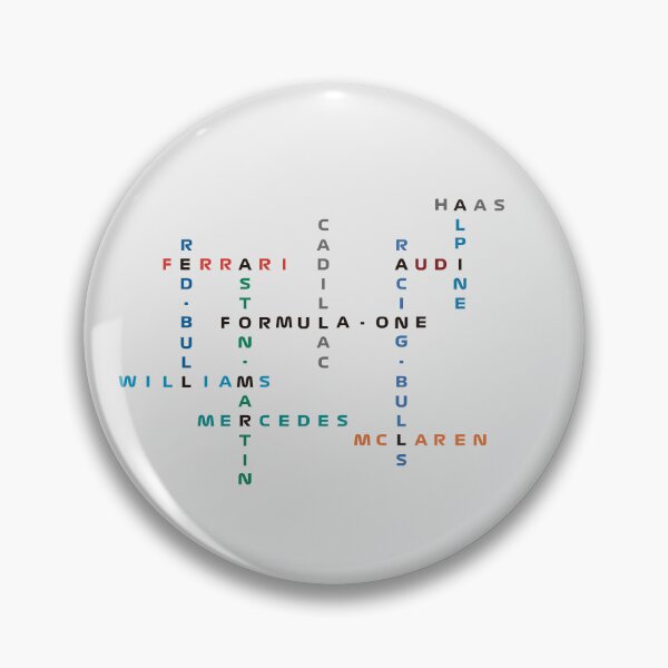 Item preview, Formula One Teams crossword 2026 designed and sold by ilustralima.