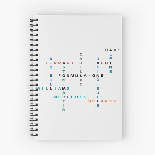 Item preview, Formula One Teams crossword 2026 designed and sold by ilustralima.